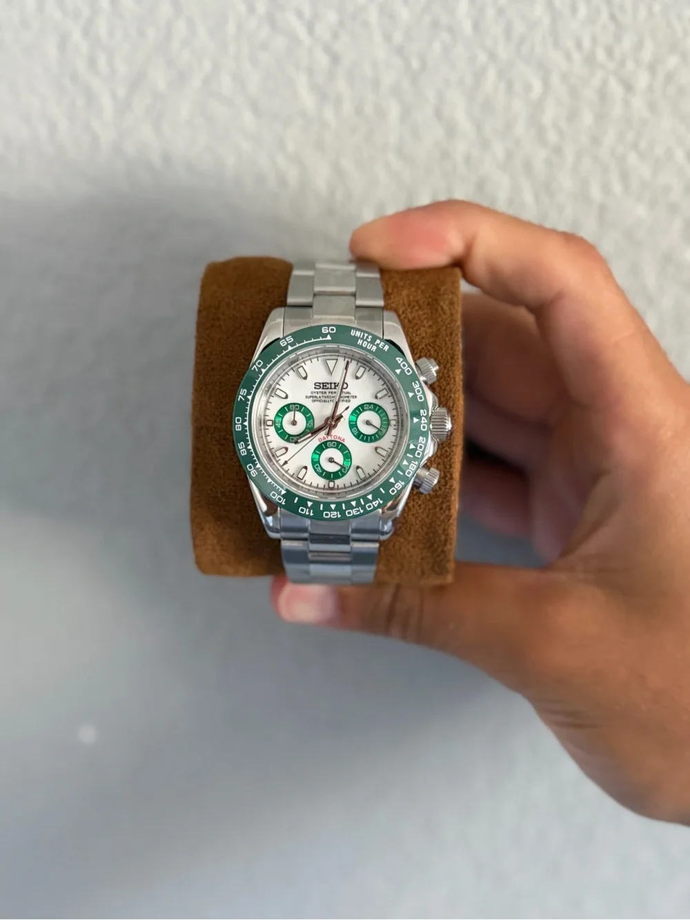 Seiko Mod: Alpine Green Daytona